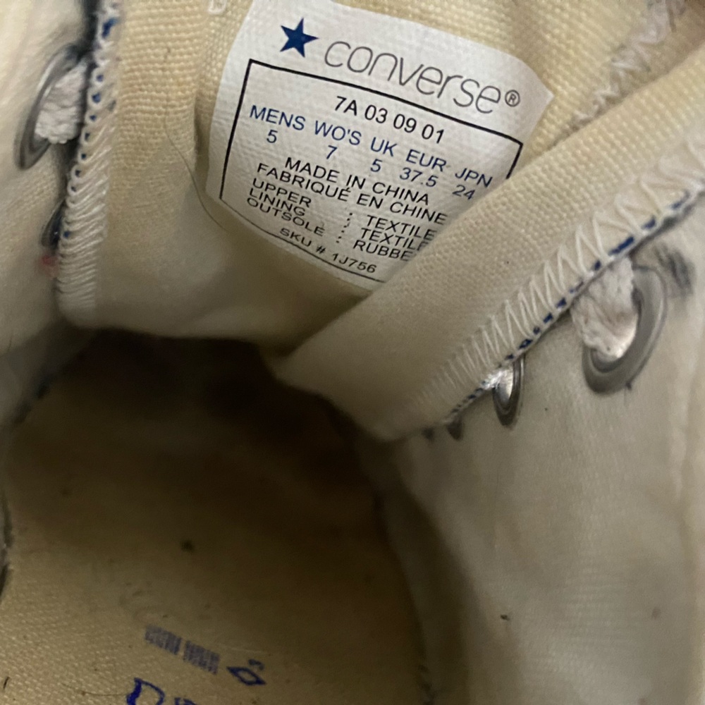Blue Converse - Picture 3 of 7